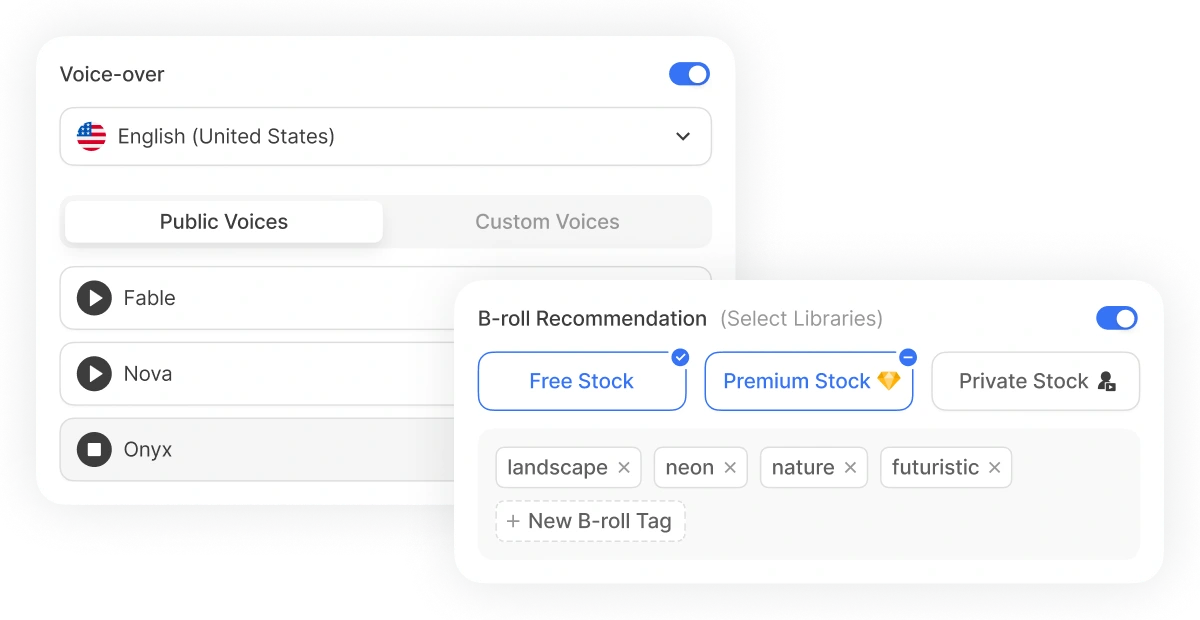 Watch as Visla webpage to video builds a video draft using visuals, music, and narration.